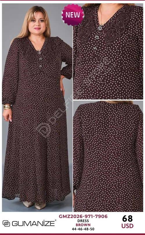 Платье GUMANIZE (Brown, модель GMZ2026-971-7906) оптом