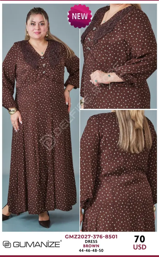 Платье GUMANIZE (Brown, модель GMZ2027-376-8501) оптом