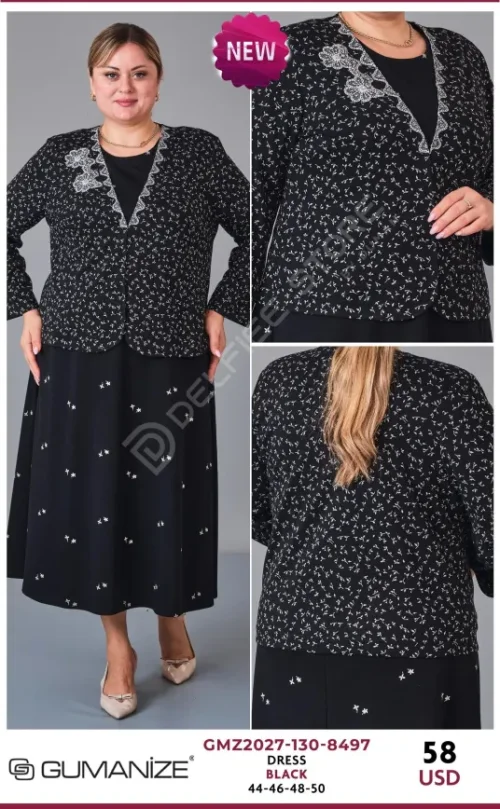 Платье GUMANIZE (Black, модель GMZ2027-130-8497) оптом