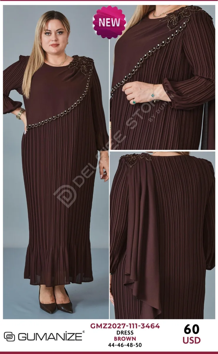 Платье GUMANIZE (Brown, модель GMZ2027-111-3464) оптом