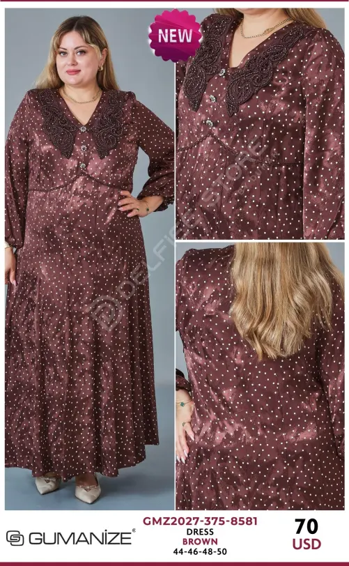 Платье GUMANIZE (Brown, модель GMZ2027-375-8581) оптом