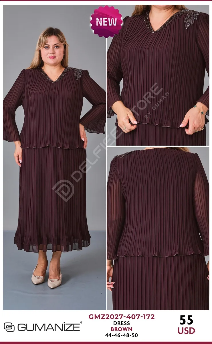 Платье GUMANIZE (Brown, модель GMZ2027-407-172) оптом