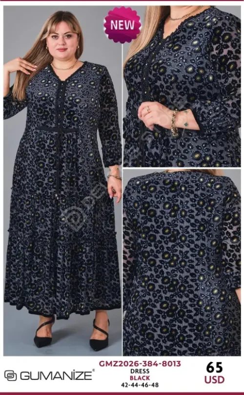 Платье GUMANIZE (Black, модель GMZ2026-384-8013) оптом