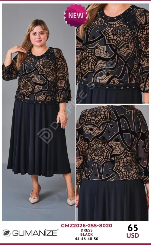 Платье GUMANIZE (Black, модель GMZ2026-255-8020) оптом