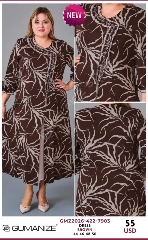 Платье GUMANIZE (Brown, модель GMZ2026-422-7903) оптом