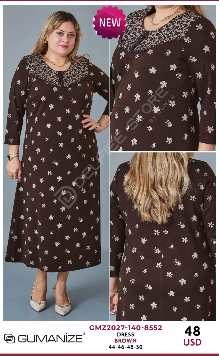 Платье GUMANIZE (Brown, модель GMZ2027-140-8552) оптом