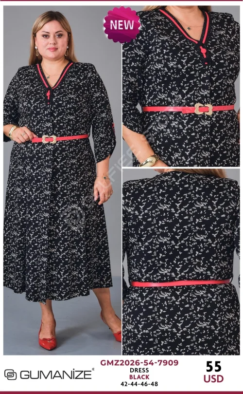 Платье GUMANIZE (Black, модель GMZ2026-54-7909) оптом