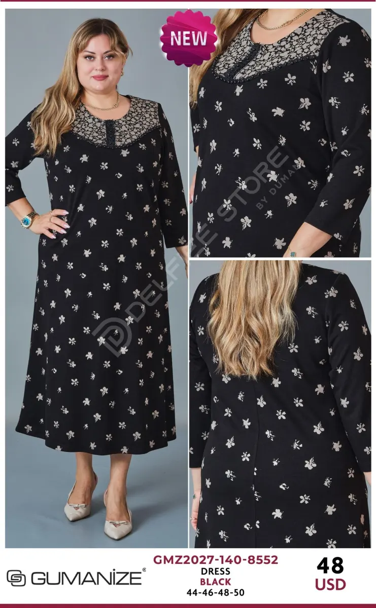 Платье GUMANIZE (Black, модель GMZ2027-140-8552) оптом