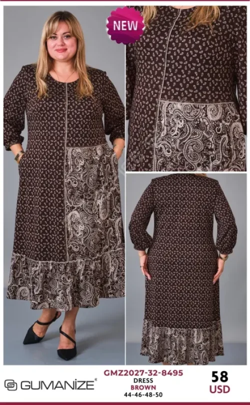 Платье GUMANIZE (Brown, модель GMZ2027-32-8495) оптом
