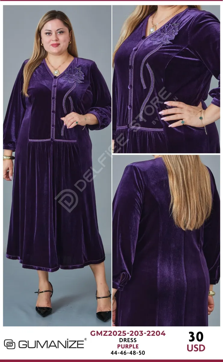 Платье GUMANIZE (Purple, модель GMZ2025-203-2204) оптом