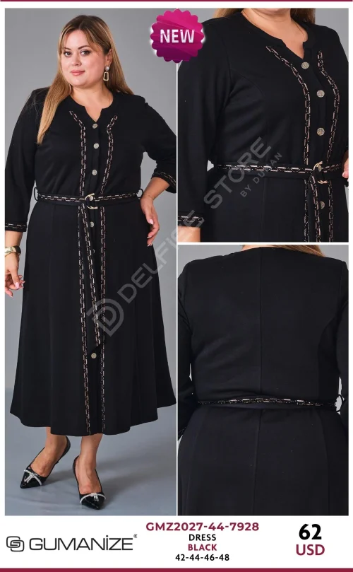 Платье GUMANIZE (Black, модель GMZ2027-44-7928) оптом