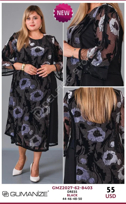 Платье GUMANIZE (Black, модель GMZ2027-62-8403) оптом