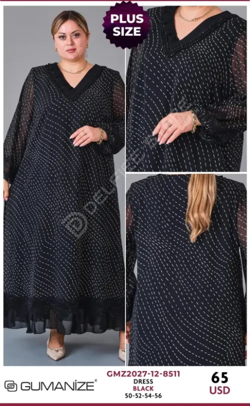 Платье GUMANIZE (Black, модель GMZ2027-12-8511) оптом