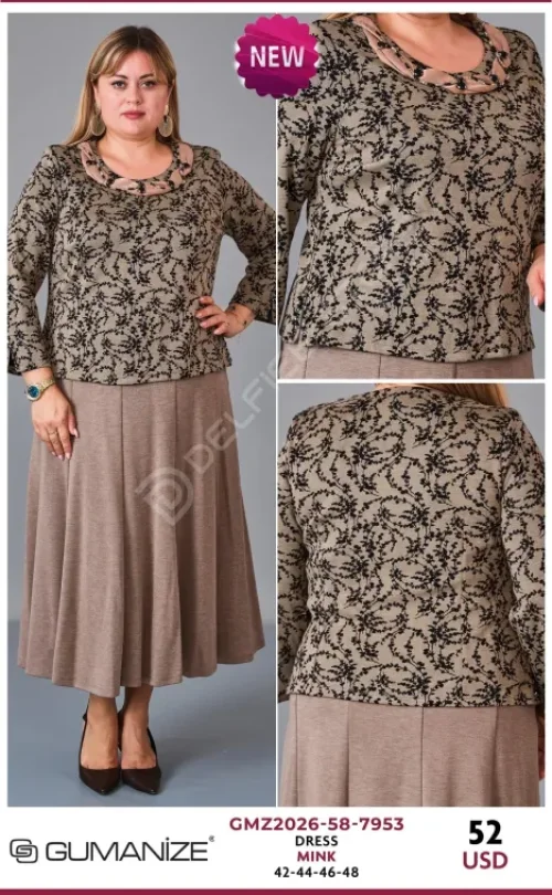Платье GUMANIZE (Beige, модель GMZ2026-58-7953) оптом