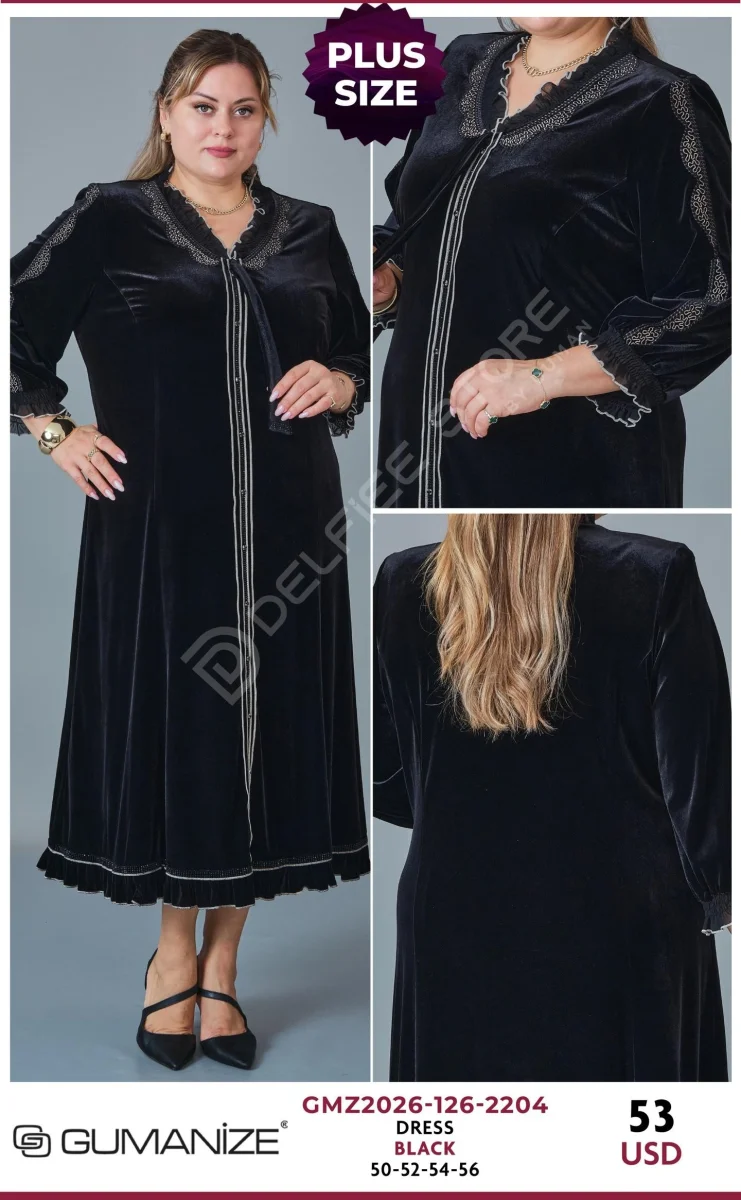 Платье GUMANIZE (Black, модель GMZ2026-126-2204) оптом