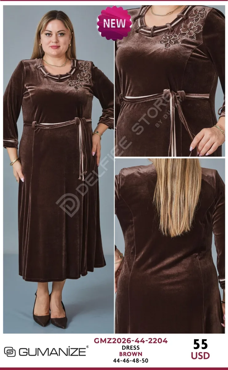 Платье GUMANIZE (Brown, модель GMZ2026-44-2204) оптом