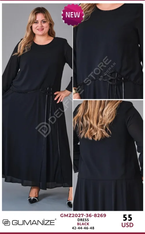 Платье GUMANIZE (Black, модель GMZ2027-36-8269) оптом