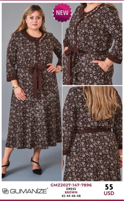 Платье GUMANIZE (Brown, модель GMZ2027-147-7896) оптом
