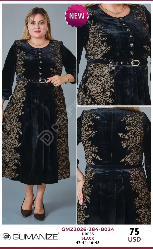 Платье GUMANIZE (Black, модель GMZ2026-284-8024) оптом