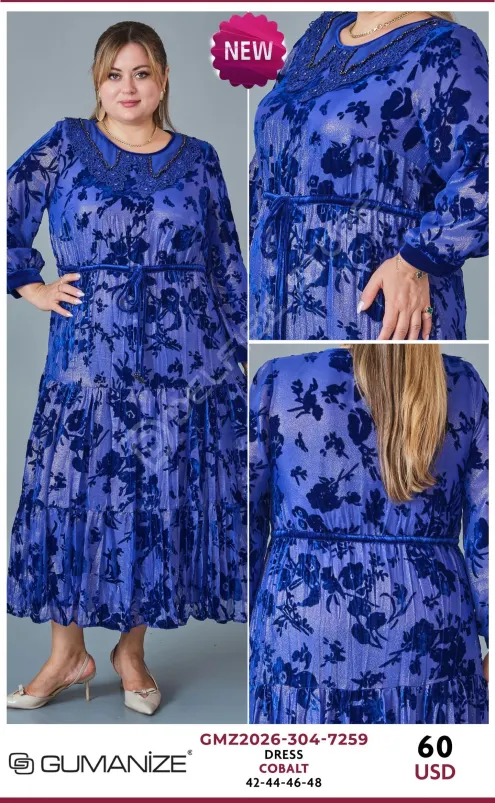 Платье GUMANIZE (Blue, модель GMZ2026-304-7259) оптом