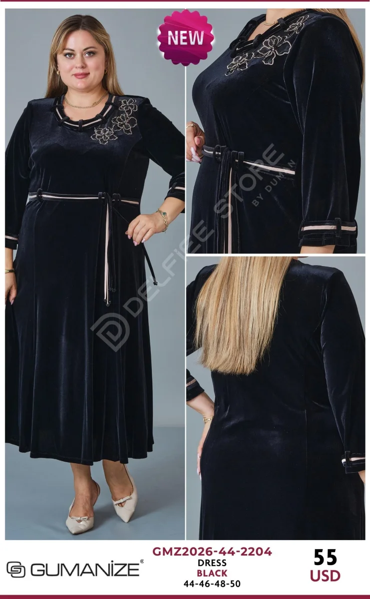 Платье GUMANIZE (Black, модель GMZ2026-44-2204) оптом