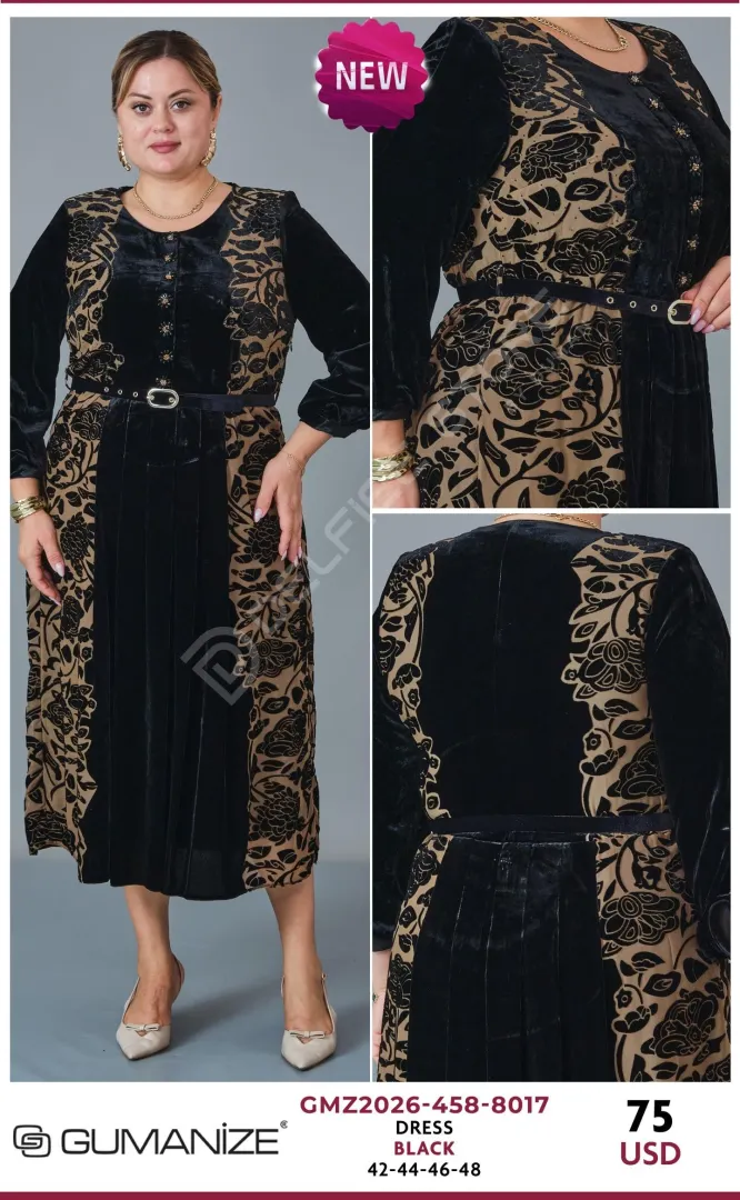 Платье GUMANIZE (Black, модель GMZ2026-458-8017) оптом