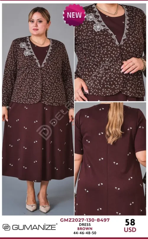 Платье GUMANIZE (Brown, модель GMZ2027-130-8497) оптом