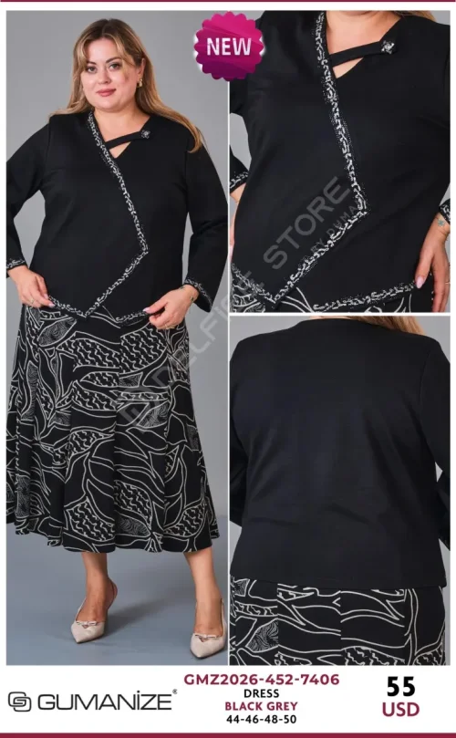 Платье GUMANIZE (Black, модель GMZ2026-452-7406) оптом