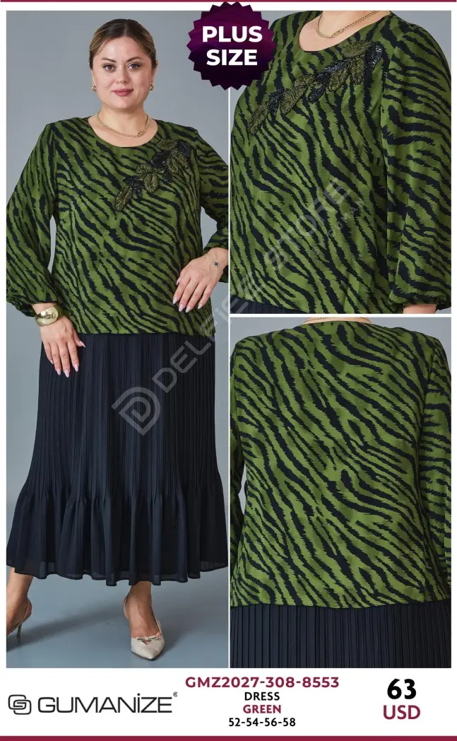 Платье GUMANIZE (Green, модель GMZ2027-308-8553) оптом