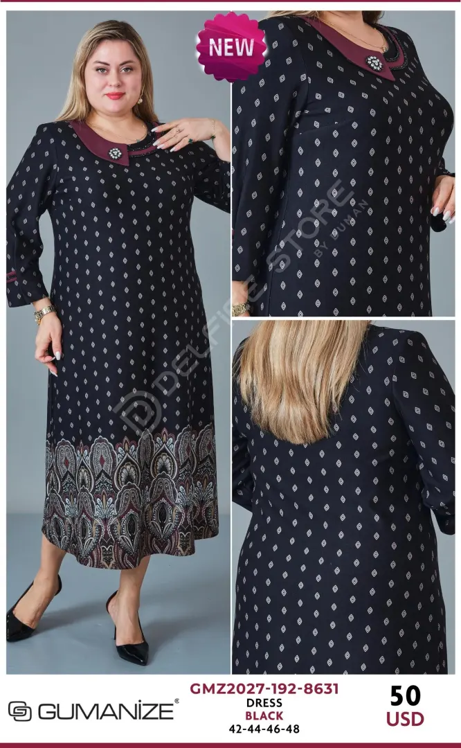 Платье GUMANIZE (Black, модель GMZ2027-192-8631) оптом