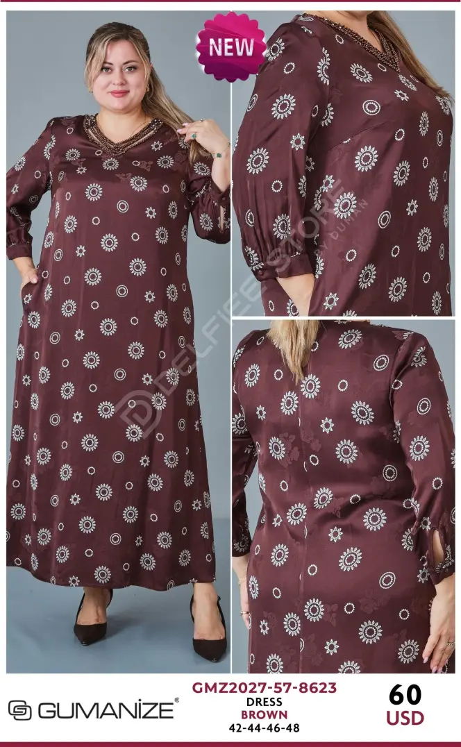 Платье GUMANIZE (Brown, модель GMZ2027-57-8623) оптом