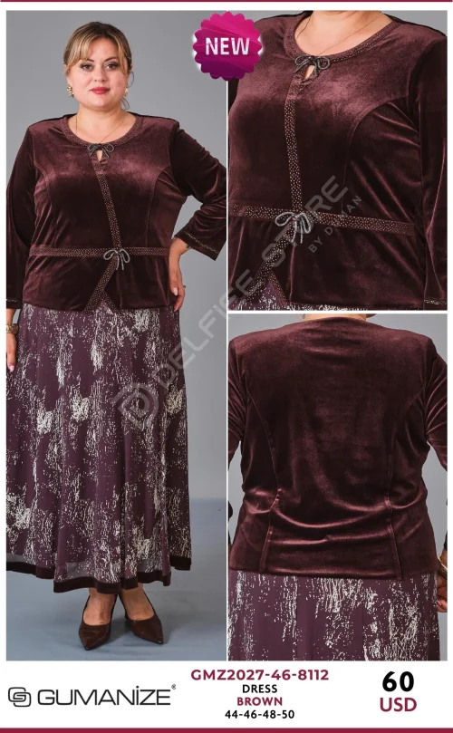 Платье GUMANIZE (Brown, модель GMZ2027-46-8112) оптом