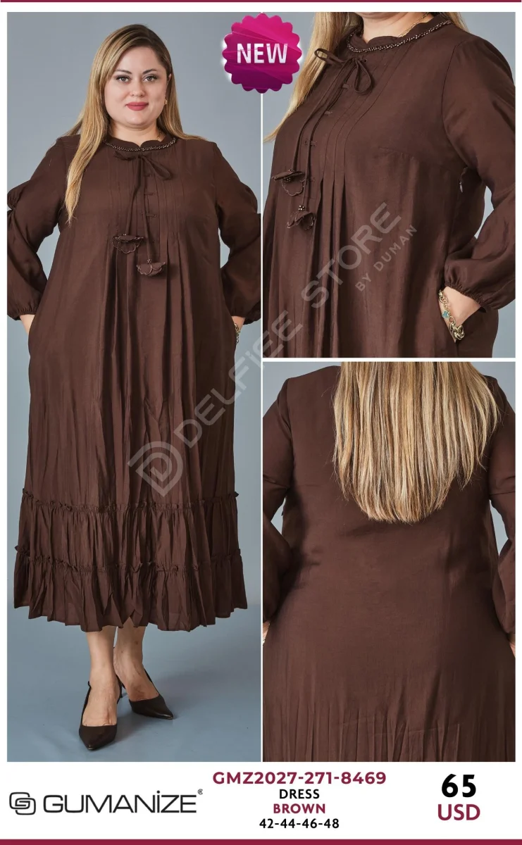 Платье GUMANIZE (Brown, модель GMZ2027-271-8469) оптом
