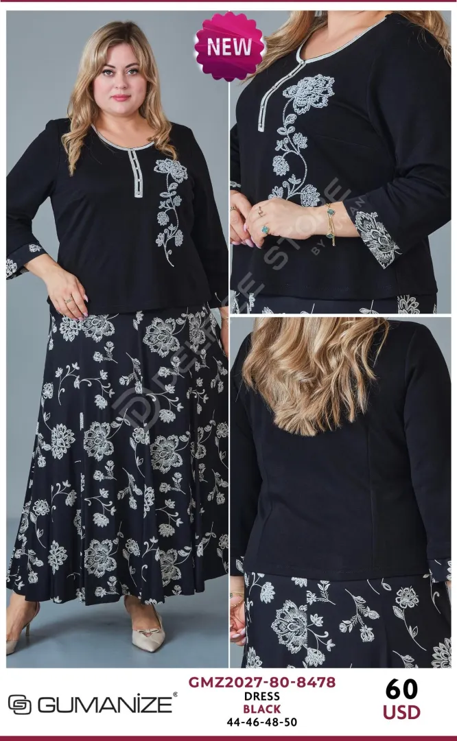 Платье GUMANIZE (Black, модель GMZ2027-80-8478) оптом