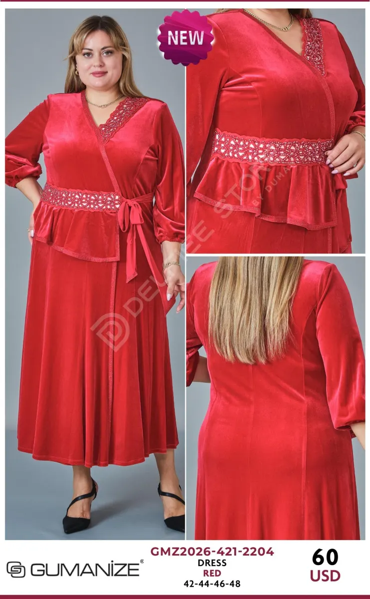 Платье GUMANIZE (Red, модель GMZ2026-421-2204) оптом
