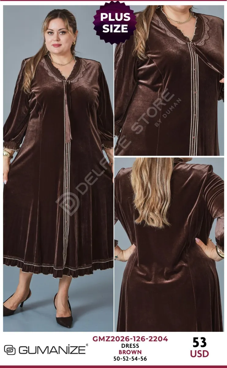 Платье GUMANIZE (Brown, модель GMZ2026-126-2204) оптом