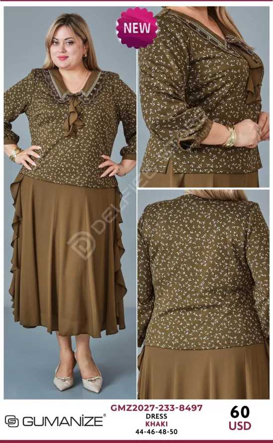 Платье GUMANIZE (Olive, модель GMZ2027-233-8497) оптом