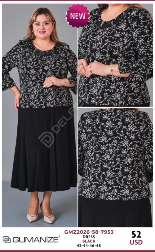 Платье GUMANIZE (Black, модель GMZ2026-58-7953) оптом