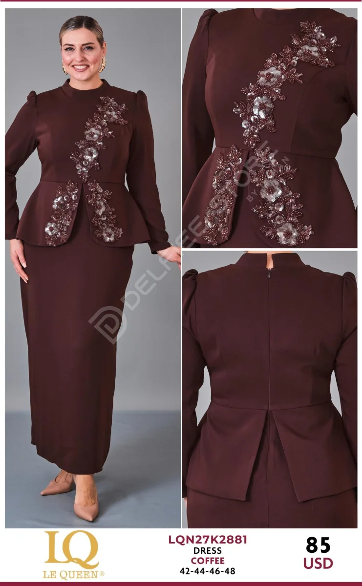Платье HUKKA (Brown, модель LQN27K2881) оптом