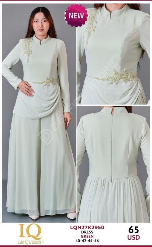 Платье HUKKA (Green, модель LQN27K2950) оптом