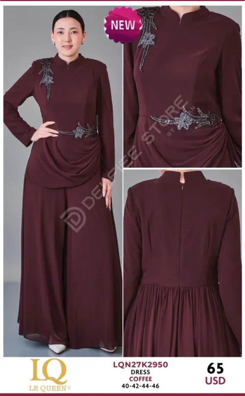 Платье HUKKA (Brown, модель LQN27K2950) оптом