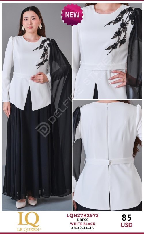 Платье HUKKA (Black, модель LQN27K2972) оптом