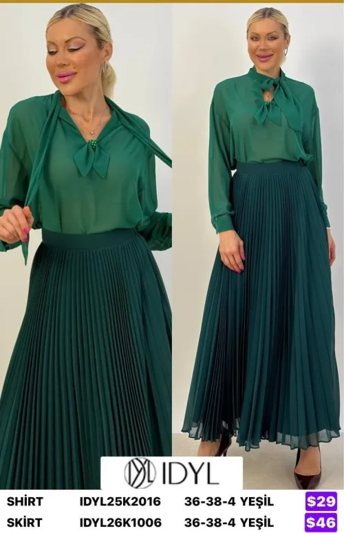 Юбка IDYL (Green, модель IDYL26K1006) оптом