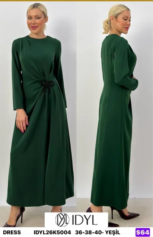 Платье IDYL (Green, модель IDYL26K5004) оптом