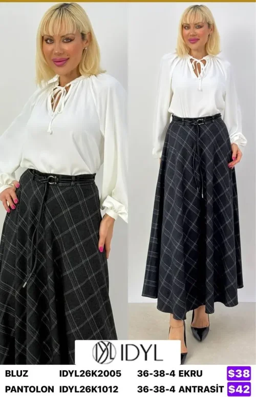 Брюки IDYL (Dark gray, модель IDYL26K1012) оптом