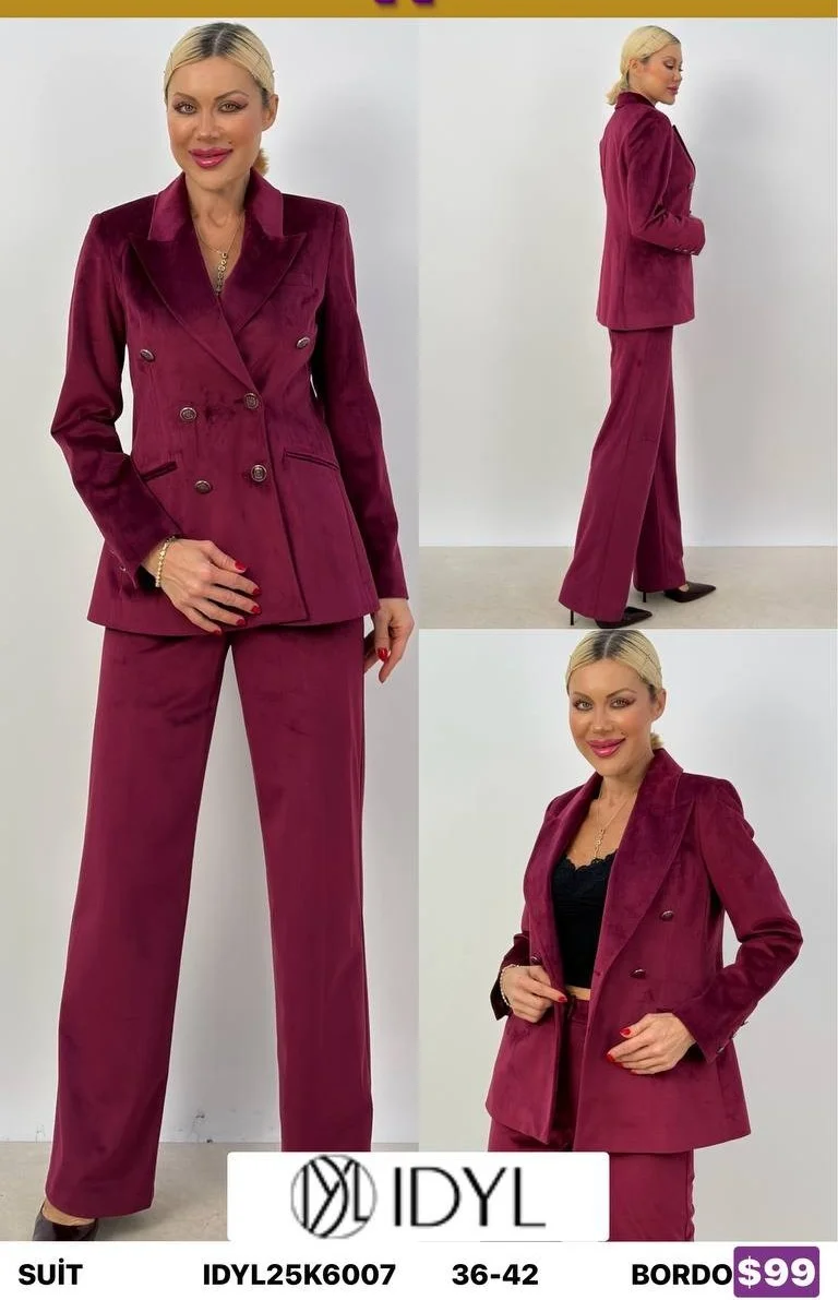 Костюмы и комплекты IDYL (Burgundy, модель IDYL25K6007) оптом