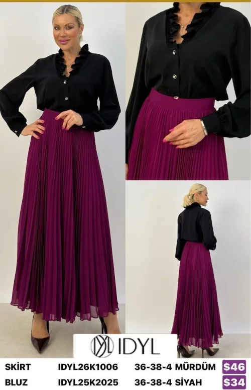Блузка IDYL (Black, модель IDYL25K2025) оптом