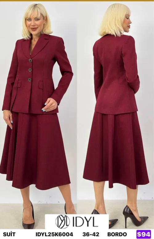Костюмы и комплекты IDYL (Burgundy, модель IDYL25K6004) оптом