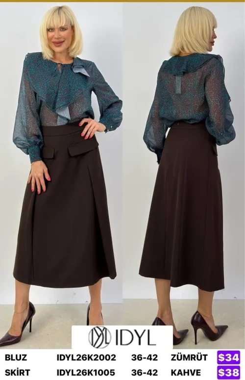 Юбка IDYL (Brown, модель IDYL26K1005) оптом