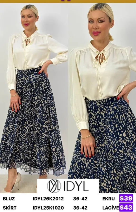 Блузка IDYL (Cream, модель IDYL26K2012) оптом